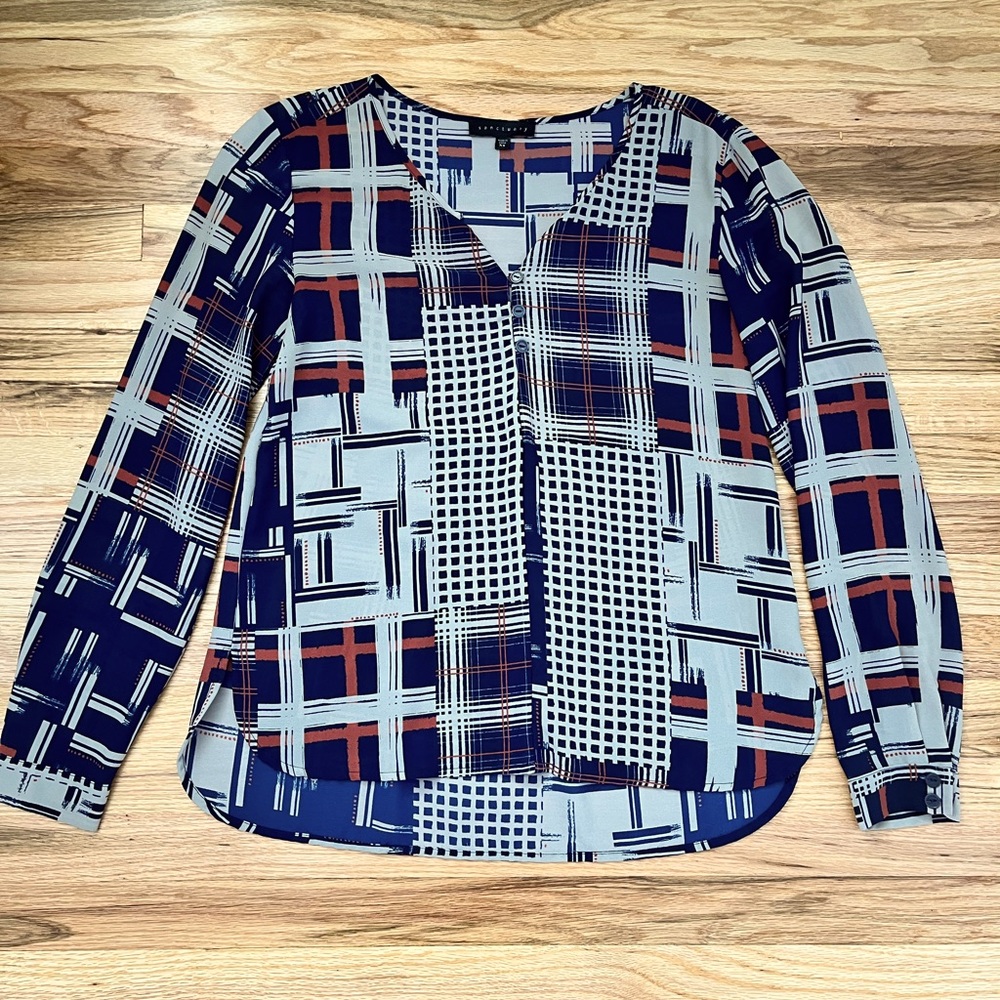 Sanctuary Market Cafe Patchwork Top From Blooming… - image 3